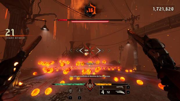 Las mecánicas bullet hell del jefe de la demo ofrecen un combate sencillo, pero muy divertido.