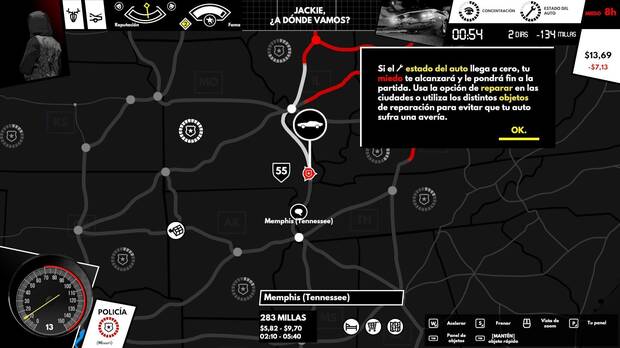 Podrs elegir tu ruta y progresar por el mapa mientras el miedo avanza detrs de ti. A veces, la ruta ms larga te puede facilitar el progreso.