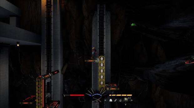 El juego se va volviendo ms metroidvania y ms plataformero conforme vas progresando.