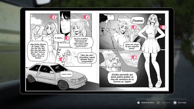 No es la manera ms atractiva para contar la historia, pero el manga tiene sentido en esta aventura que transcurre en Japn.