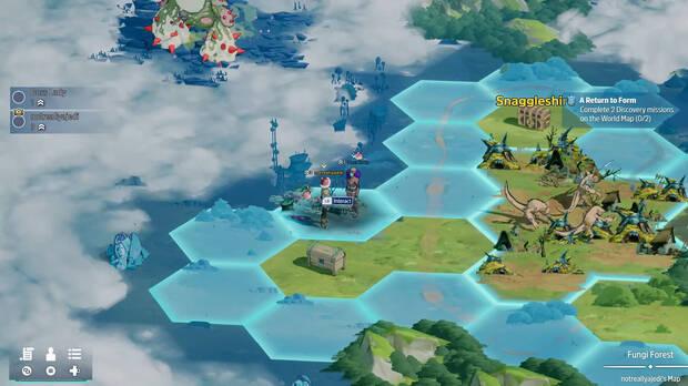 El mapa del mundo se va expandiendo a medida que completamos misiones y progresamos, ofreciendo mayores desafíos.