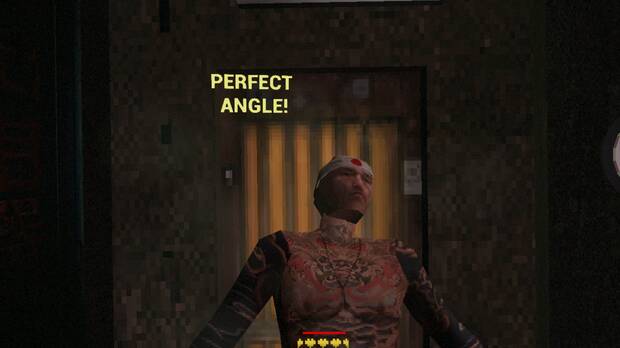 El juego recompensa velocidad, pero tambin precisin. En el cuerpo de los enemigos aparecen indicadores para saber dnde golpear y con qu puo, rojo o azul.