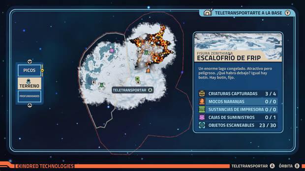 El mapeado está bastante bien estructurado y sirve de guía para encontrar nuestro próximo objetivo.