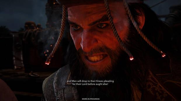 Hay nuevos arcos narrativos para personajes icónicos de Black Flag como el expresivo y temible Barbanegra.