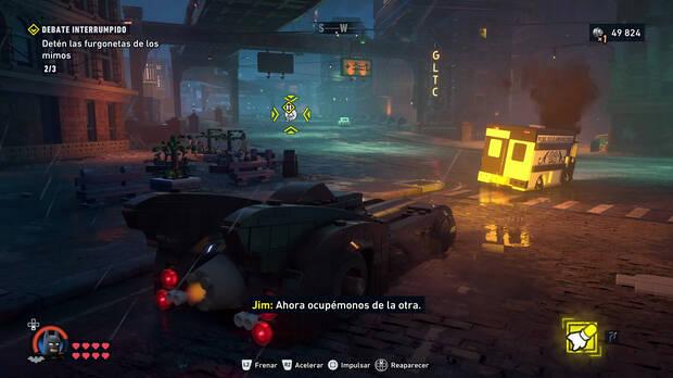 Las misiones incluyen persecuciones con el batm�vil como protagonista.
