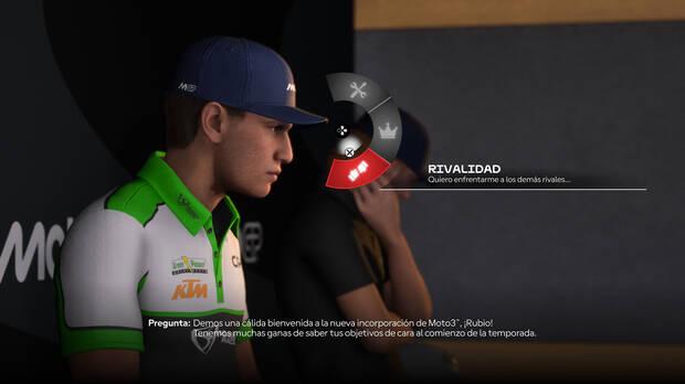Las decisiones que tomemos ir�n definiendo la carrera de nuestro piloto.