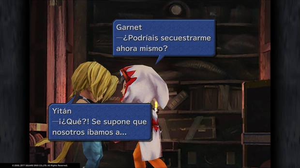 El plan de secuestro tiene un inesperado giro cuando la propia Garnet quiere escapar del palacio.