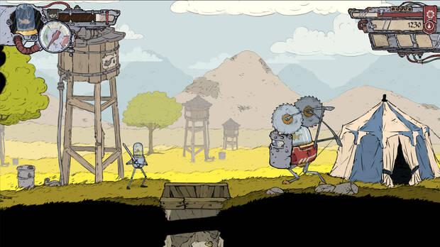 La estética es similar a la de un cómic. La lástima es que anda limitado en ambientación, enemigos y música.