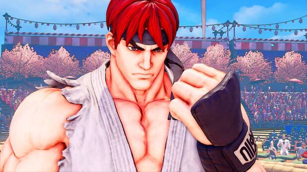 El modo arcade del primer 'Street Fighter' nos presentará a Ryu pelirrojo.