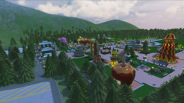 El problema del videojuego es que no ofrece ningún reto: da igual que construyamos un parque con gran extensión, el nivel de gestión es muy limitado.
