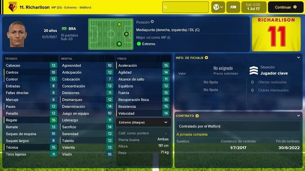 El juego tiene cientos de miles de datos, estadísticas y elementos a considerar; cada jugador, cada formación y cada partido es un mundo.