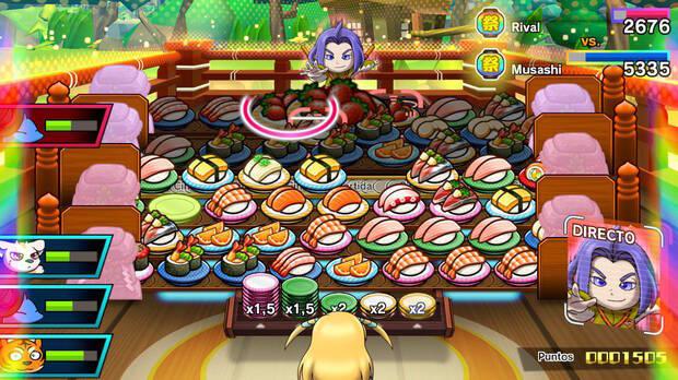 Los festivales de sushi suponen los mejores momentos para atacar durante las batallas.