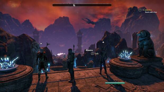 Aunque creemos un nuevo personaje empezaremos directamente en 'Elsweyr' pudiendo formar equipo con otros compañeros sin importar el nivel.