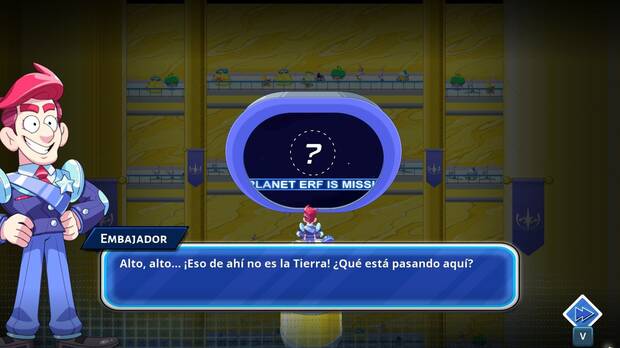 '¡Qué suerte estar aquí y no allí!' dirá nuestro protagonista tras ver que el planeta ha desaparecido.