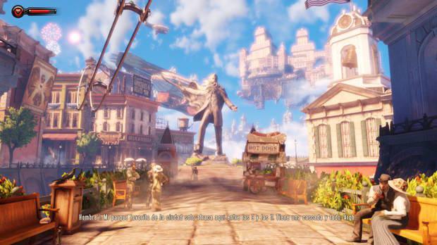 Al tener escenarios más abiertos y exigentes, la resolución baila más en 'BioShock Infinite' que en el resto de entregas, especialmente en portátil. Eso sí, artísticamente sigue sin tener rival y siempre se ve bastante bien.
