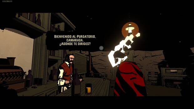 Con un marcado estilo gráfico inspirado en el cómic, 'West of Dead' se desarrolla al puro estilo 'rogue-like'.