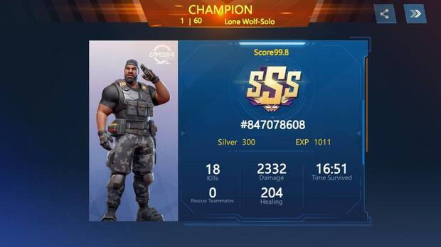 Como siempre solo podrá haber un campeón en el battle royale, el auténtico último superviviente.