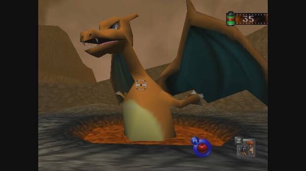 Ahora no impresiona, pero os podemos asegurar que ver a un Charizard con estos gráficos fue toda una experiencia en su momento.