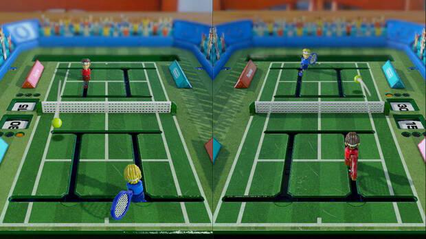 En algunos juegos e puede elegir la vista cenital o ver a pantalla partida.