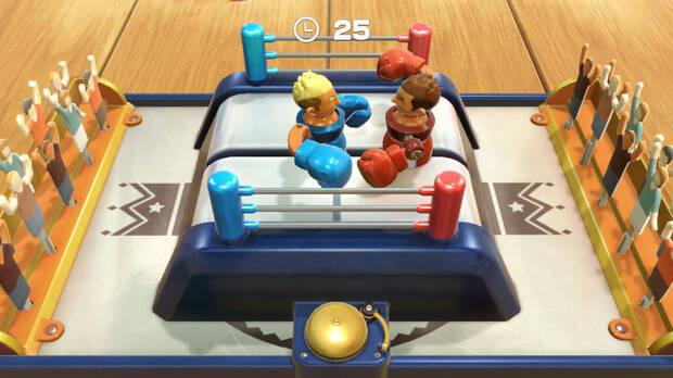 Los combates de boxeo son cortos y usan dos botones, uno para defender y otro para golpera, aunque también es posible el contraataque.