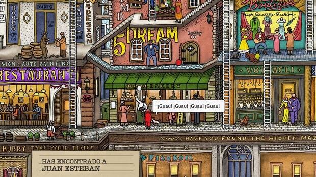 Perros que hablan, estatuas que cobran vida... Todo es posible en 'Labyrinth City: Pierre the Maze Detective'.