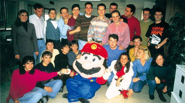 Parte de la plantilla de Hobby Press en los a