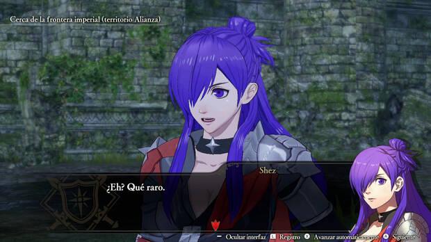 Podremos escoger el sexo que tendrán tanto Shez como Byleth. Por cierto, ambos personajes hablan y tienen su propia personalidad.