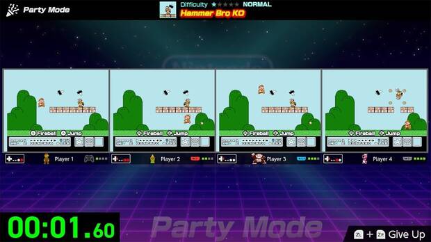 El modo Fiesta es sin duda el más divertido del juego, al ser en multijugador local.