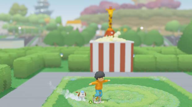 Al avanzar desbloquearemos un monociclo que facilita movernos por el mapa.