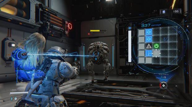 Debemos hacer los puzles mientras nos movemos y esquivamos, lo que pone las cosas complicadas con varios enemigos.