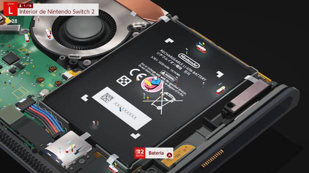 Controlando un avatar tenemos que recorrer hasta las partes ms recnditas de una Switch 2 gigante.