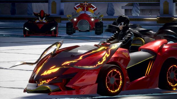 Mientras que los circuitos Crossworld tienen diferentes alturas, muchos potenciadores y otros elementos dinmicos, los normales parecen ms planos.