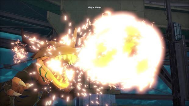 La recreacin de los ataques icnicos de los Digimon es genial.