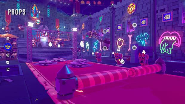 El editor es manejable y comprensible con mando y con la dupla de ratn y teclado.