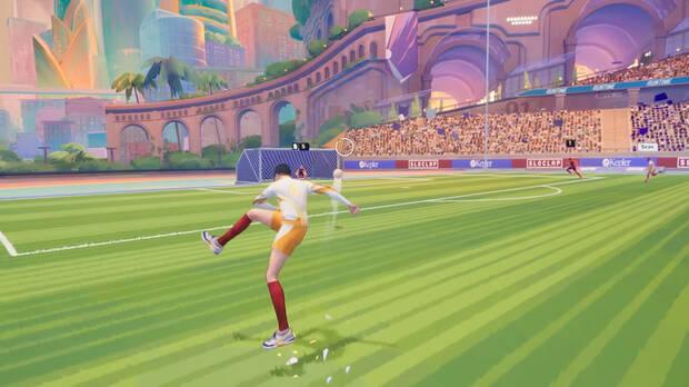 Apuntar y disparar: la retcula marca dnde ir el baln, pero tener tiempo suficiente para afinar es ya otra historia.