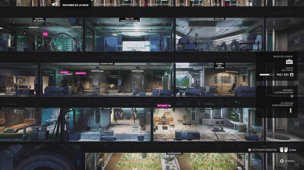 Podemos configurar la disposicin y espacio de las estancias, algo que se va complicando a medida que progresamos.