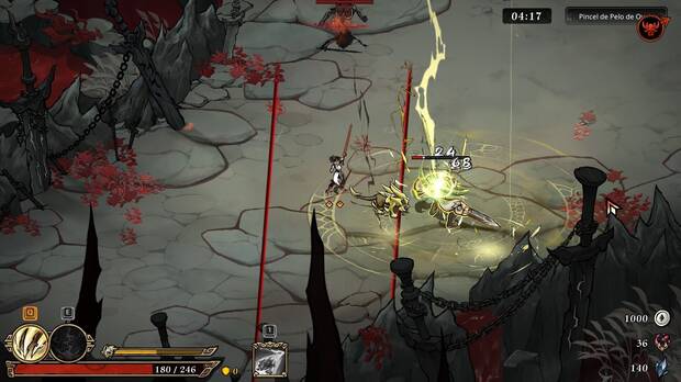 La evoluci�n de la mascota o esp�ritu que nos acompa�a depende de la combinaci�n de elementos de dos Gemas de Tinta.