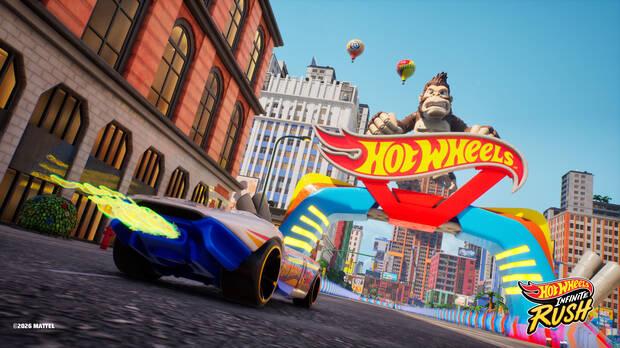 La primera isla integra en sus calles y carreteras las pistas icónicas de Hot Wheels y algunos de sus juguetes más famosos.