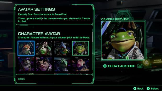 Podemos escoger avatar en las partidas online, que imitan nuestros movimientos mediante la cámara USB.