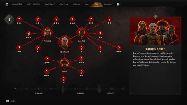 Si derrotamos a los secuaces de Brencis, lo debilitaremos, pero también aumentaremos nuestra 'mala fama'.