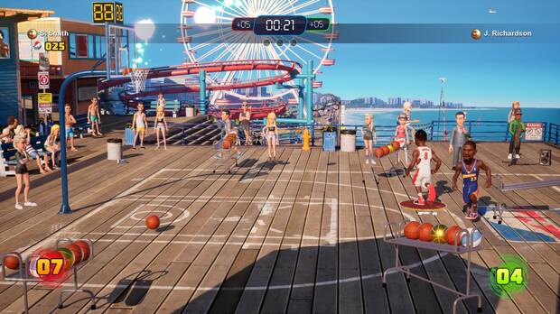 Los concursos de triples son un complemento divertido.