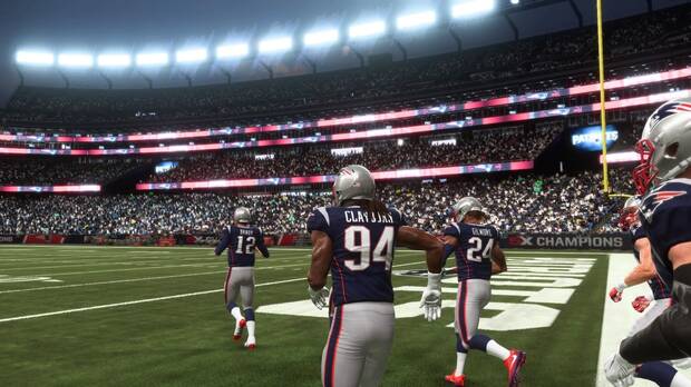 Los estadios -en la imagen, el Gillette Stadium de Foxborough, Massachusetts- han mejorado mucho en su recreación y ambientación.