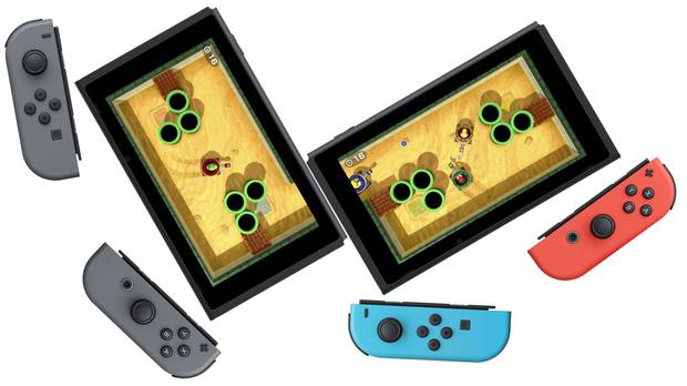Los minijuegos en los que era posible trastear físicamente con dos consolas Switch conectadas entre sí nos parecieron realmente buenos.