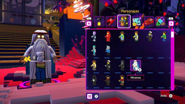 La variedad de personajes, objetos y elementos a desbloquear es ingente. Es uno de los puntos fuertes del juego.