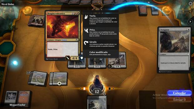 'Arena' es un videojuego sencillo, en el que es fácil aprender las reglas de Magic gracias a sus combates contra bots y tutoriales.