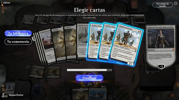 Elspeth nos gusta mucho como planeswalker gracias a sus habilidades.