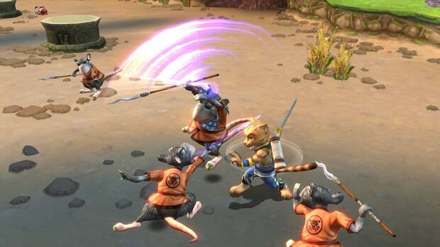 La cámara da muchos problemas a lo largo del juego, sobre todo en los numerosos combates.
