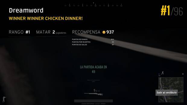 Si logras ganar la partida tendrás muchos puntos y 'cenarás pollo' de recompensa.
