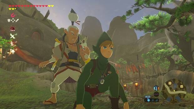 El traje de Tingle provoca sorpresa y estupor entre los habitantes de Hyrule.