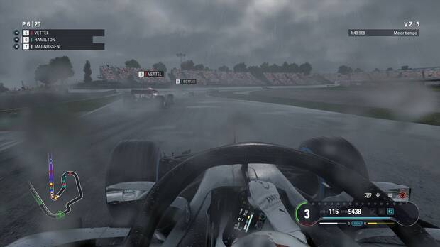 La recreacin de los circuitos es muy detallada e incluye meteorologa dinmica.